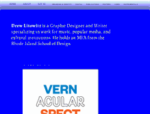 Tablet Screenshot of drewlitowitz.com
